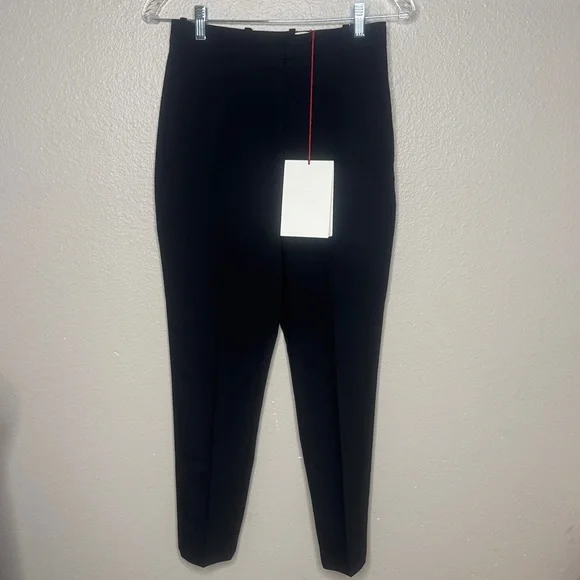 Alexander McQueen Black High waist Cropped Pants Women’s size 40